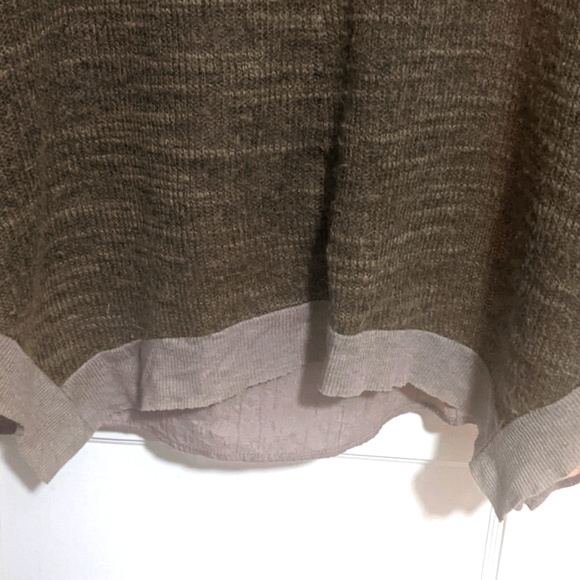 A'reve By Anthropologie Women's Casual Brown & Beige Pullover Tunic Sweater - Picture 5 of 8